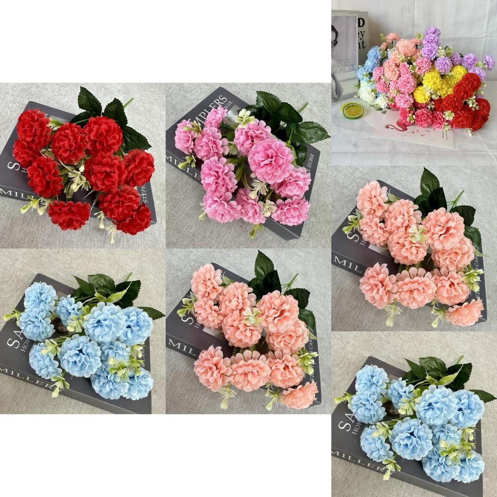 Artificial Flower Basket With Wicker Design For Living Room And Event Decoration