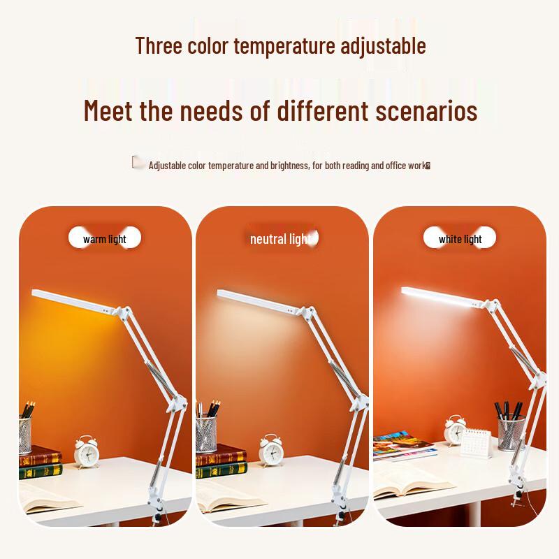 Oeny LED Study Desk Lamp with Clip