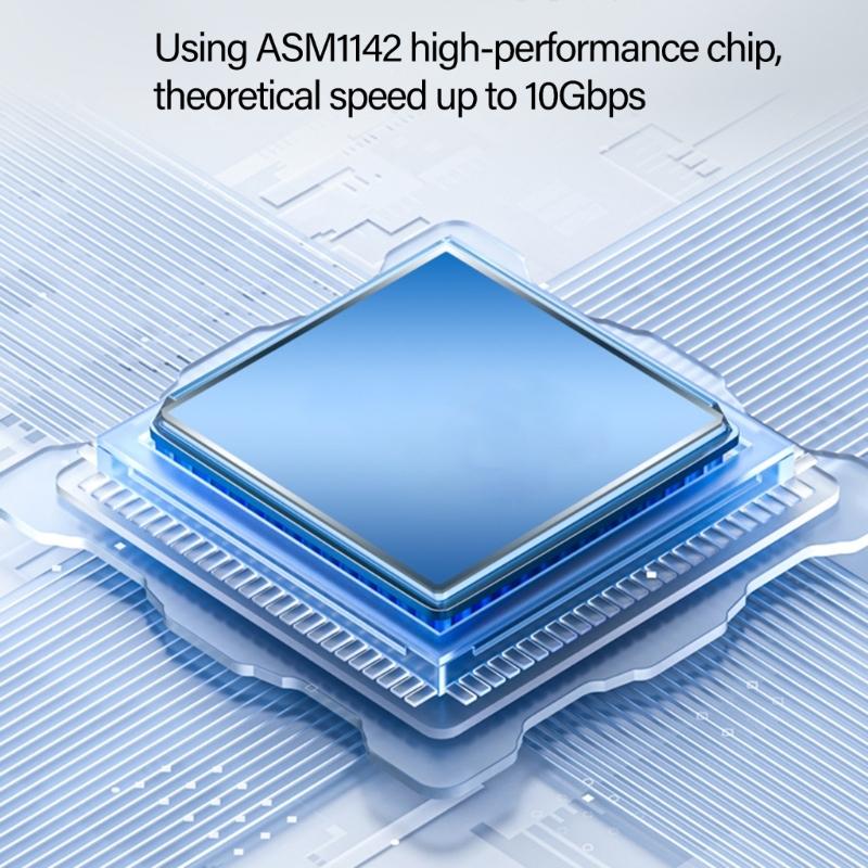 PCIe USB 3.1 Expansion Card with ASM1142 Chip Support PCIE X4X8X16 Enhances Desktop Connection