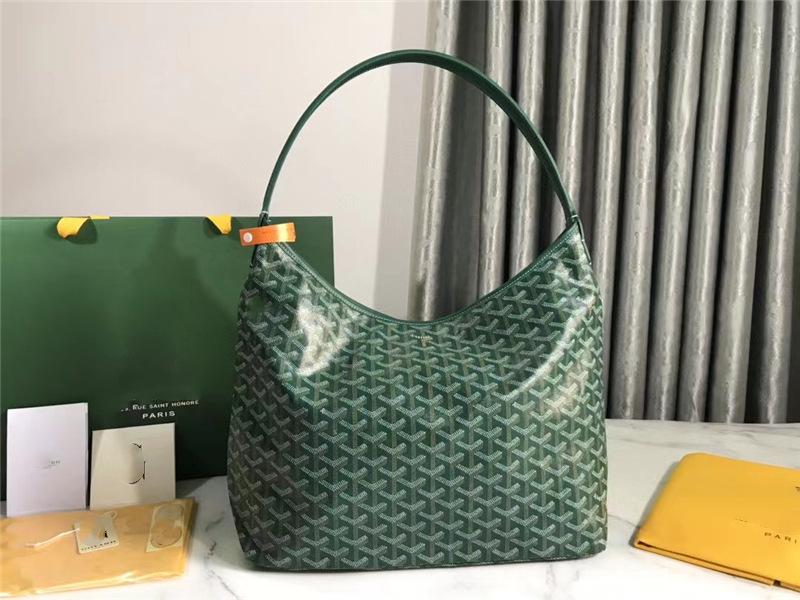 Ding Edition Hobo Crossbody Tasche: Hundezahn Weiches Leinen, Leder Schultergurt