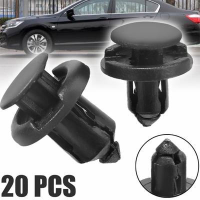20 stk Bil 8mm 10mm Hull Støtfanger Trykknappholder Festeklips Nagler
