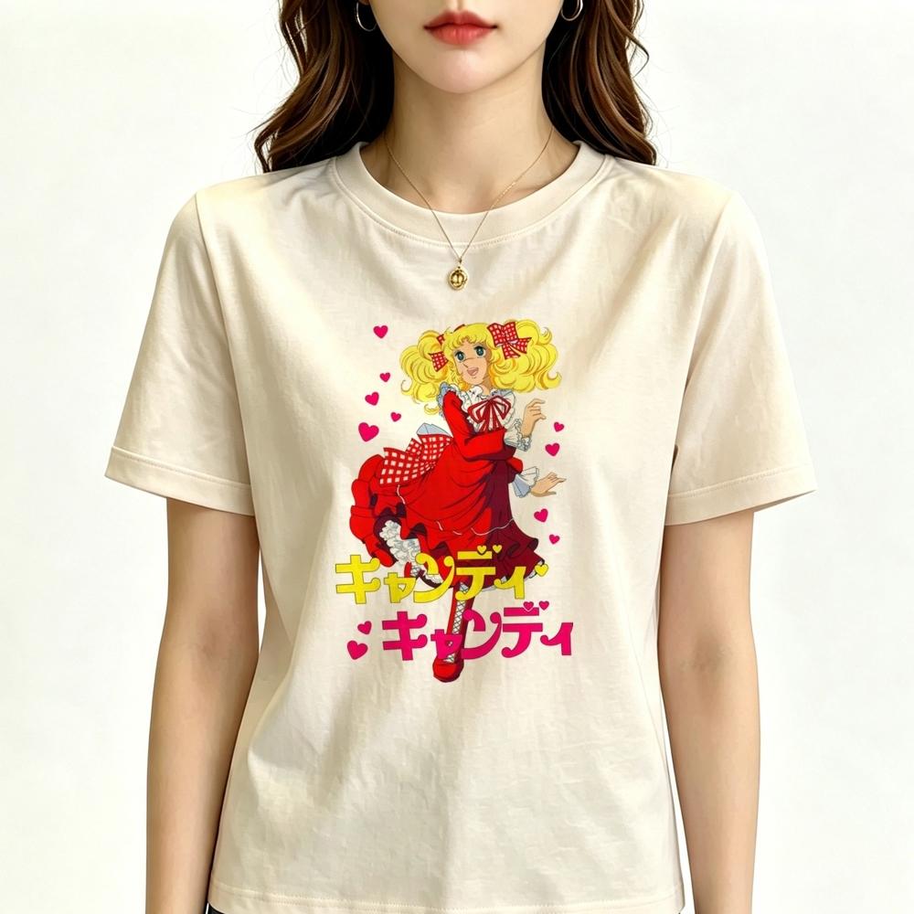 Candy Candy Anime tshirt Women meme anime aesthetic graphic t shirt gyaru streetwear Unisexga japanese japan