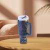 Stainless Steel Vacuum Insulated Tumbler with Straw Thermal Coffee Car Cup Vacuum Insulated Car Mug for Camping Hiking Picnic