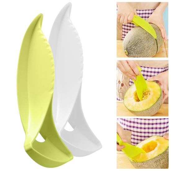 Melon Cutting Tool Fruit Cantaloupe Watermelon Cutter Slicer Cube Melon Divider Peeler