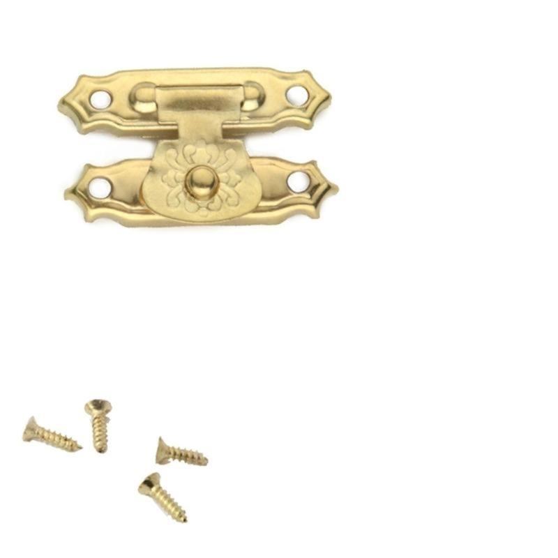 8pz Cerniere e Chiusure Vintage Eleganti con Viti per Scatola in Legno Decorazione Scatola per Progetti di Appassionati Forniture