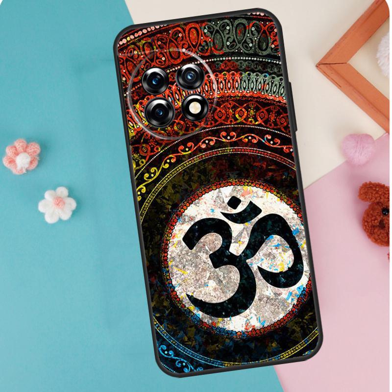 Yoga Om Namaste Mandala Design For OnePlus 15 R 13 12 11 10 Pro 8T 10T 12R 13R Case For OnePlus Nord 5 CE 2 3 4 Lite N20 N30