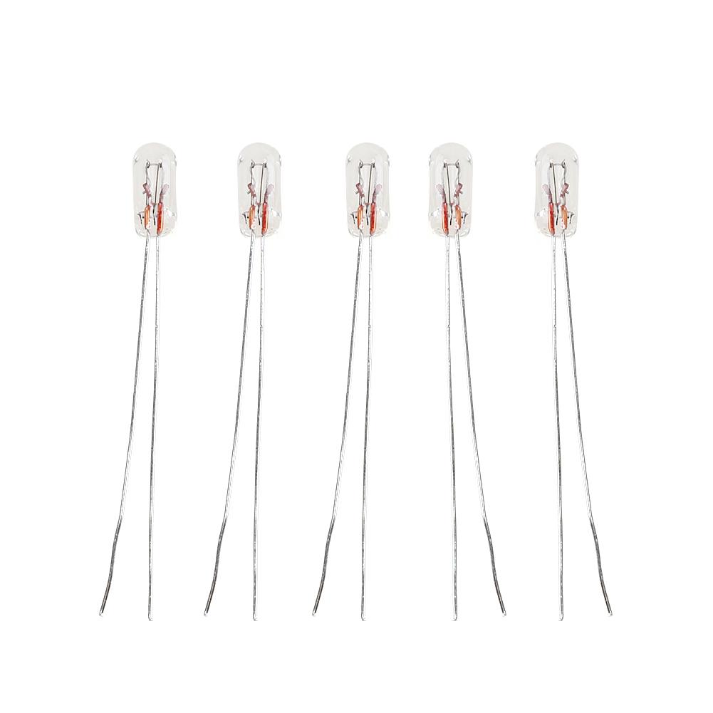 5 Stück T3 T4 T5 14V Universal Auto Audio Ganganzeige Glühbirne Armaturenbrett Instrumententafel Glühbirnen Bernstein Gelb Autozubehör