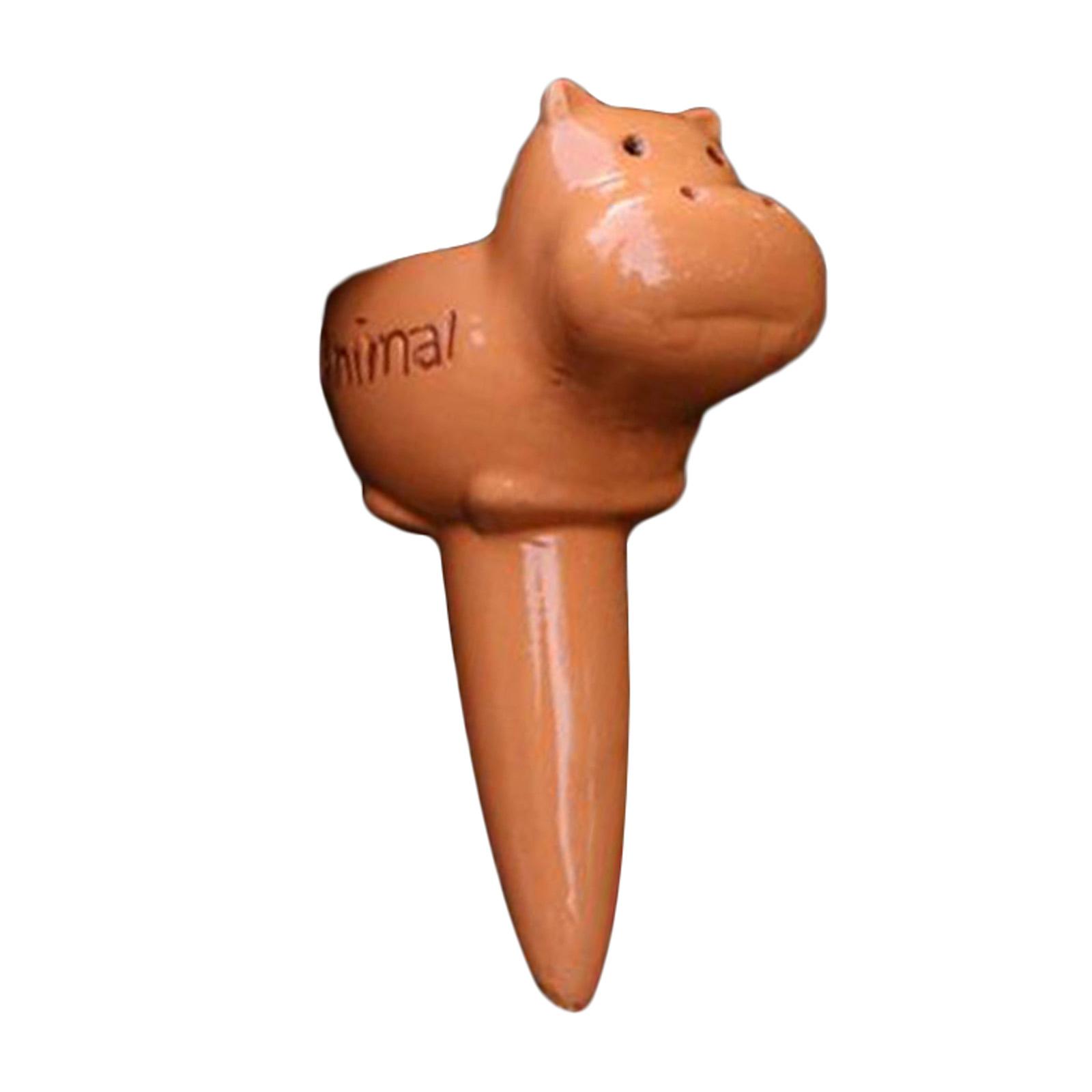 

Automatic Plant Terracotta Watering Spike Dropper Tool Cartoon Adjustable 12*8.5*5cm Clay For Indoor And Outdoor Plants