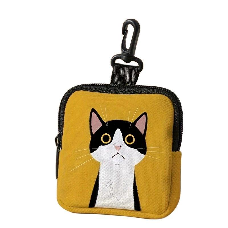 1pc,Cat Pattern Printing, Large Capacity Coin Wallet, Digital Printing Coin Wallet, Storage Bag, Ideal Choice for Gifts