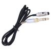 6.35mm/3.5mm To Mini XLR Interface Earphone Replacement Cable for AKG Q710 K712 K240 K141 K271