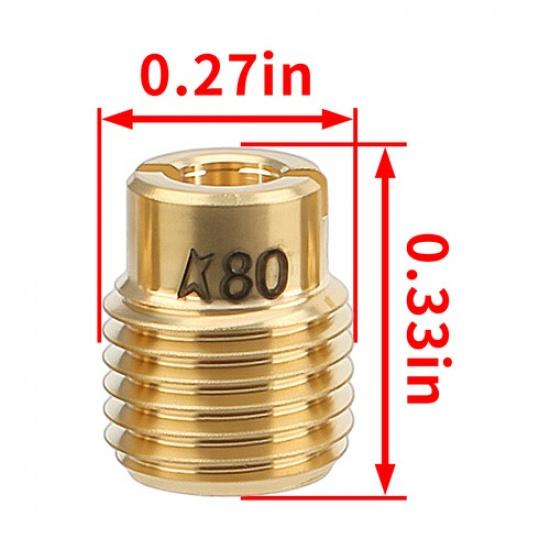 10pcs Carburetor Main Jet Kit for Honda GX160 GX200 PWK Keihin OKO CVK Carb Gold