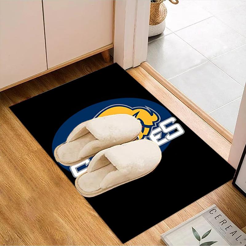 Buffalo Team Spirit Floor Mat for Living Room, Game Rooms, Office, Bedroom, Office Floor Mat Playful Design, Christmas Fan Gifts