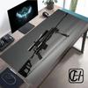 Attrezzatura Armi da Fuoco Pistola Tappetino Mouse Grande Gaming Antiscivolo Accessorio Scrivania Laptop Tappetino Estetico Tablet Mini PC Mousepad Tappetino Gioco XXL