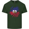 Torn Haiti Flag Haitian Day Football Unisexs Light Cotton TShirt