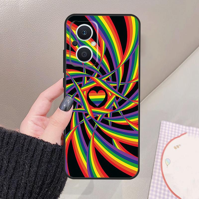 Gay Pride LGBT Rainbow Flag Funda For OPPO Reno 11 12 13 14 Pro 11F 12F 13F 14F 7 8 Lite OPPO Find X9 X6 X5 X8 Pro Case