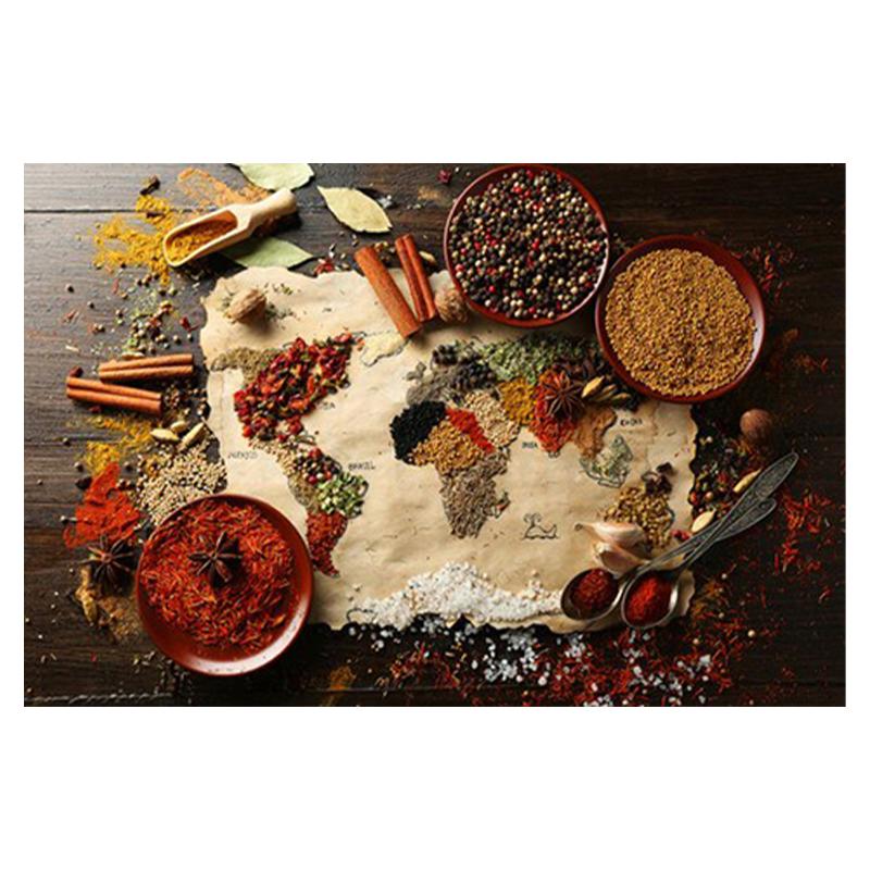 Poster da cucina Varietà di cucchiai di condimento Stampa su tela Pittura Immagine da parete Soggiorno Decorazione domestica moderna Senza cornice