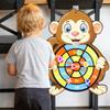 Montessori Educational Dart Board - Sticky Ball Safe Dart Game for Kids Ages 3-7, Indoor Sports Activity Toy