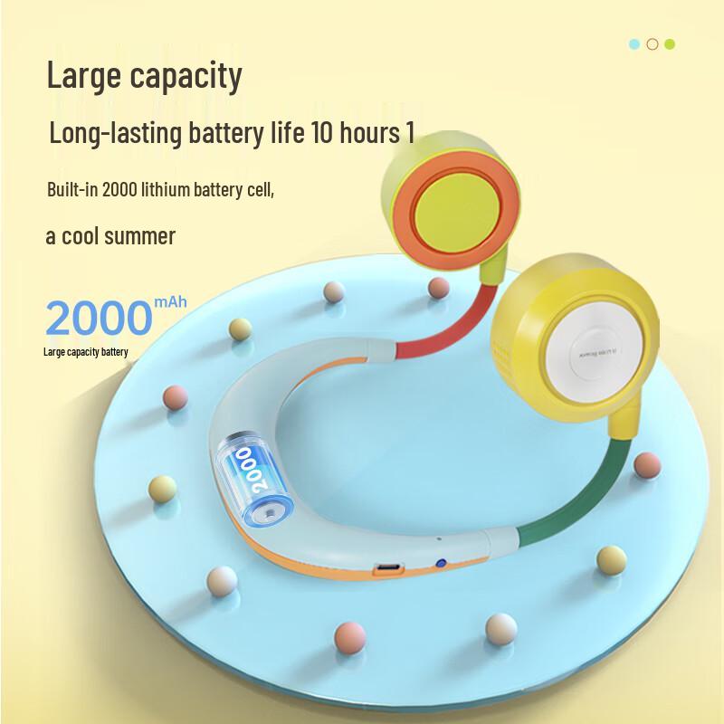 ALittleFlower Bladeless Portable USB Neck Fan