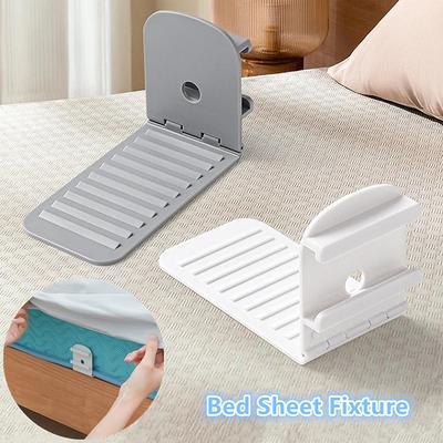 4 szt. Wielofunkcyjne antypoślizgowe uchwyty do prześcieradła Regulowane plastikowe klipsy mocujące pokrowiec na łóżko Domowe elementy mocujące zapobiegające przesuwaniu się Dom