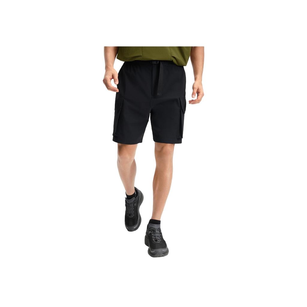 New FILA Fitness Cargo Shorts Men's Jet Black A51M521802F-BK