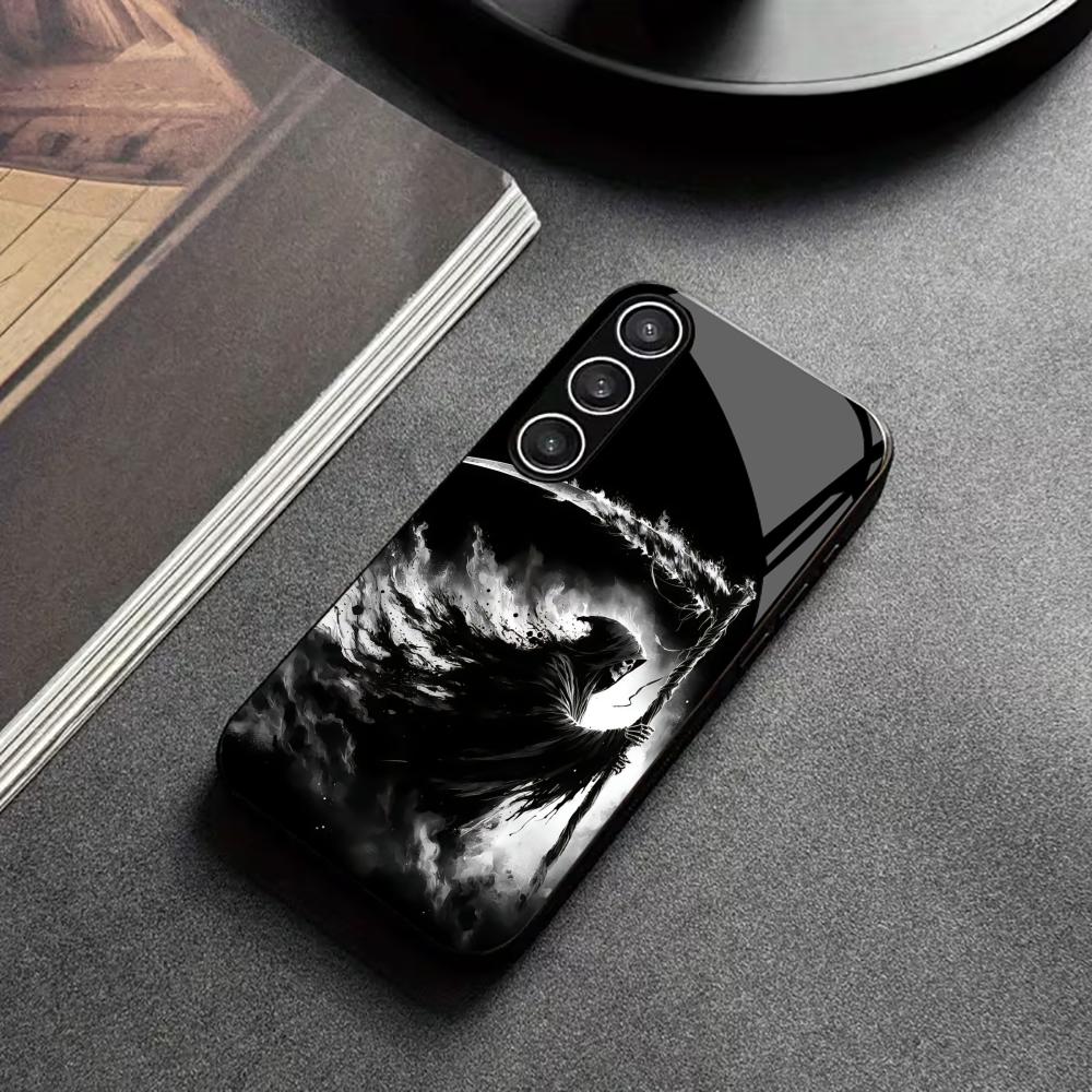 Game Anime Death Deity Exquisite PhoneCase Glass PhoneCase for Samsung Galaxy S26 S25 S24 S23 S22 FE Ultra Plus Dropresistant