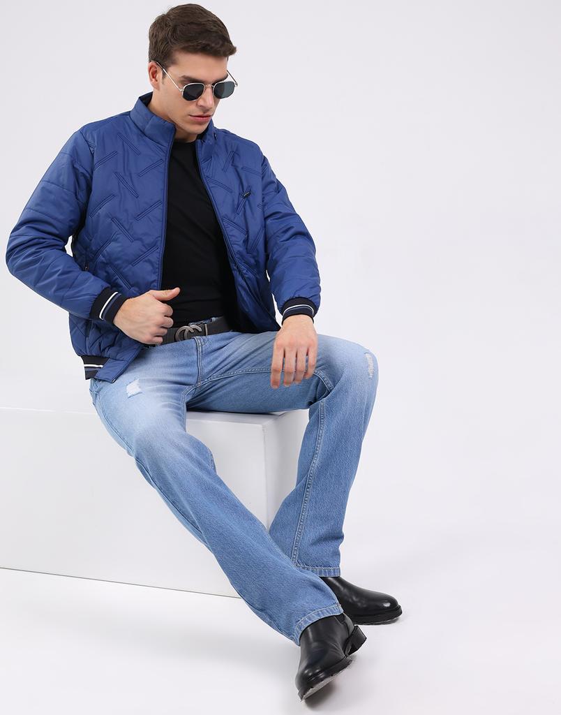 MONTE CARLO Men's Mock Neck Full Sleeve Jacket