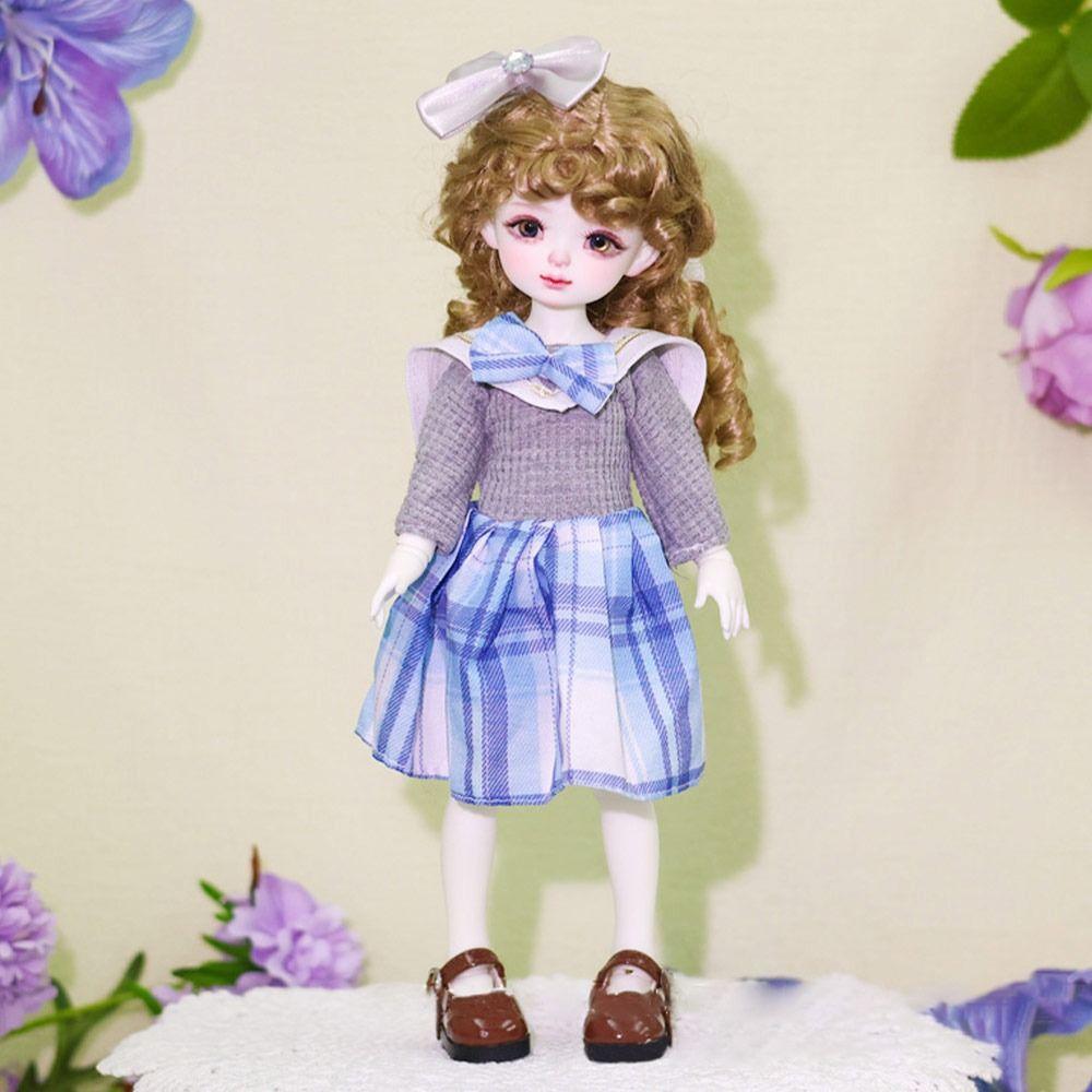 Pretty 1/6 BJD Doll Dres DIY Doll Changing Clothing Casual 30cm Doll Clothes  (No Dolls and Shoes)