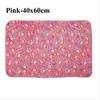 Flannel Puppy Dog Paw Pattern Comfortable Sleeping Dog Cushion Mat Kennel Mat Pet Blanket