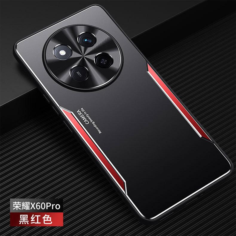 Applicable to Huawei Honor X70 metal blade mobile phone case Honor X60Pro matte Honor X9D anti-drop protective case