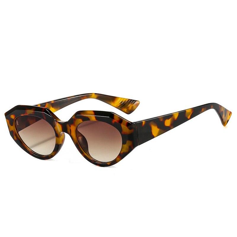 SHAUNA Retro Kleine Ovale Sonnenbrille Frauen Ins Beliebte Cat Eye Trendy Männer Sonnenbrille UV400