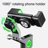 Bicycle Motorcycle Phone Holder Adjustable Anti Slip Silicone Rotatable Waterproof Universal Phone Stand