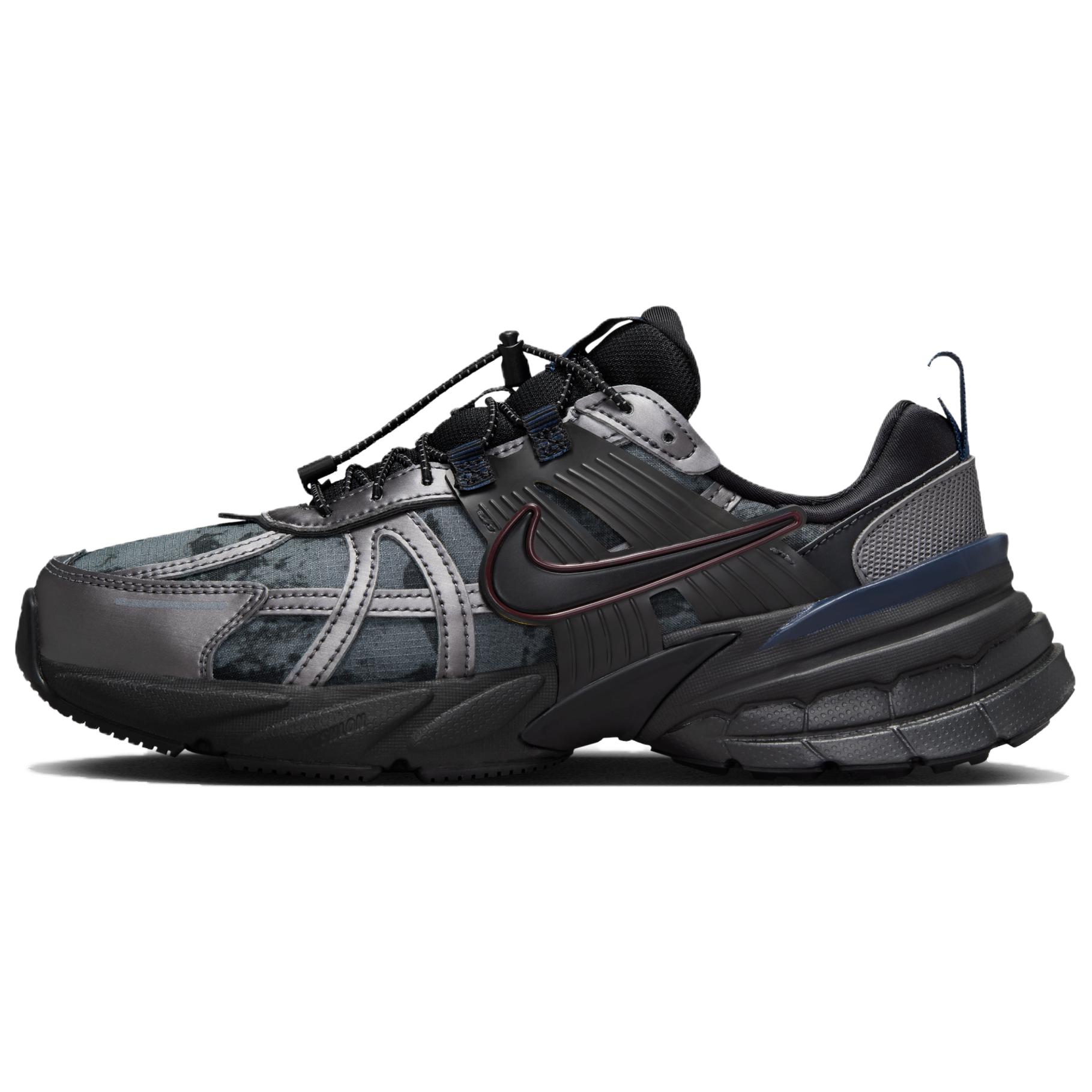 

Nike Женские кроссовки V2K Run Metallic Темно-серый Бордовый краш HQ4053-001 35.5 чёрный