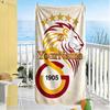 Galatasaray Customized Name Beach Towel High Absorbency Quickdry Ideal For Travel Outdoor Swim Pool Yoga Surf Camping Hiking Gym Gift Holiday