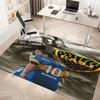 1pc Club Atlético Boca Juniors Print Area Rug - Soft, Washable Non-Slip Indoor Mat, Living Room, Home Office Decorative Rug,Office Decorative