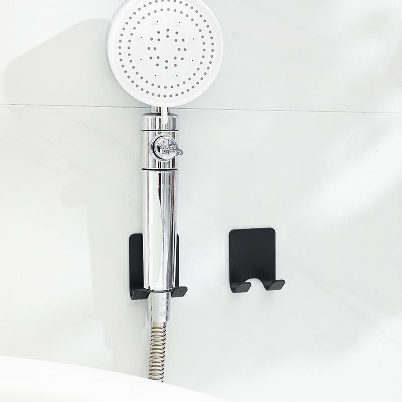 2PCS Adhesive Razor Holder Wall Mounted Bathroom For Shower Hook Rack Gillette Shaver Holder Plastic Hook Holder Razor Rack