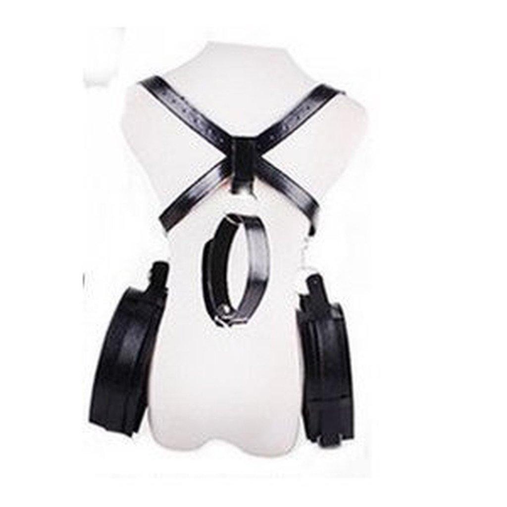 SMVIP leg opening handcuffs and leg cuffs with eye mask M-shaped