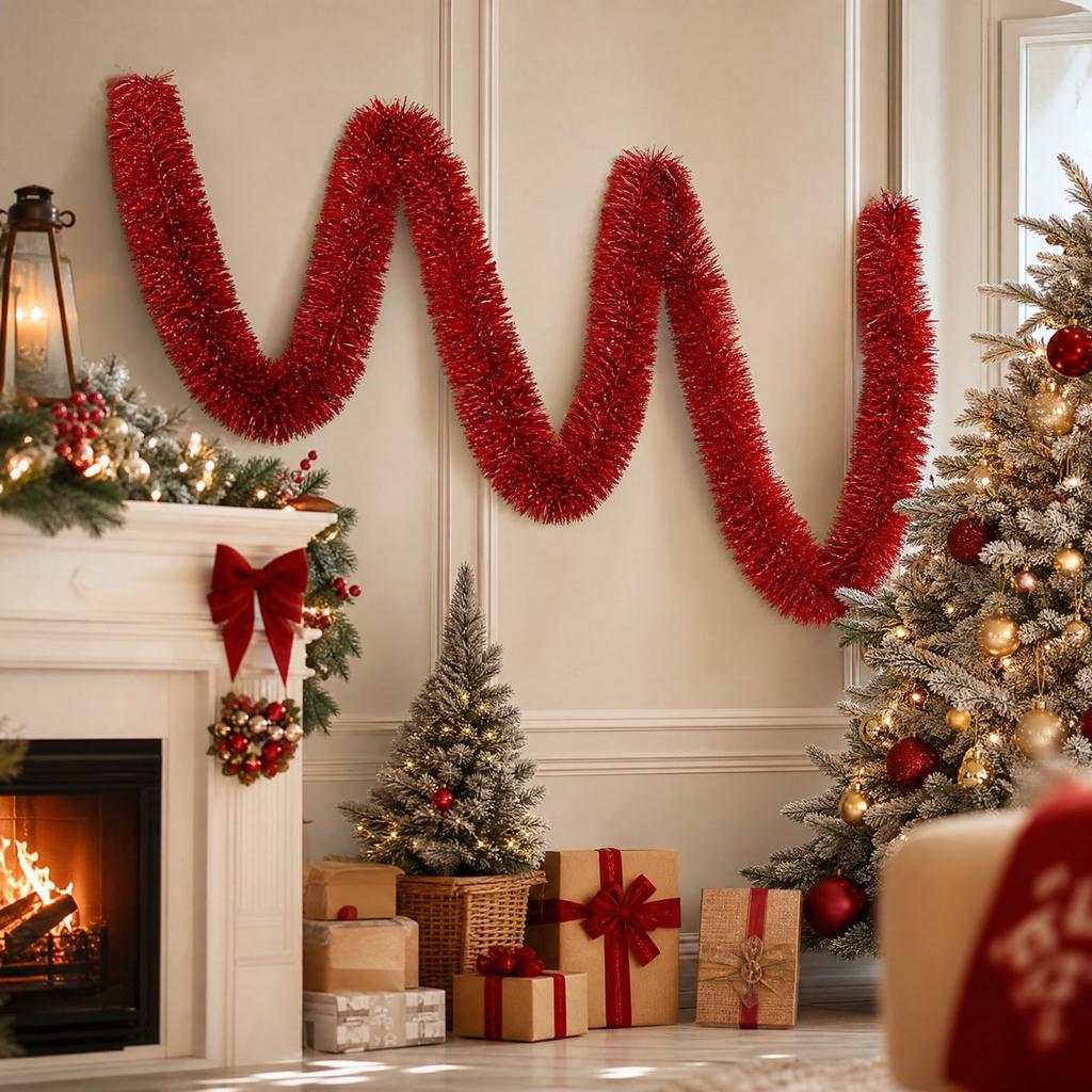Christmas Streamers Ribbon 2m Multicolor Party Decorations for Holiday Celebration