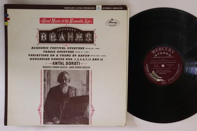 LP Record ANTAL DORATI, MINNESOTA ORCHESTRA,  - Brahms Academic Festival Overture / SR90336 MERCURY LIVING  1963 US Classical Used