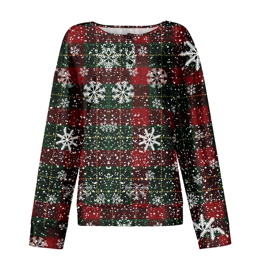 Women's Casual Shirts Long Sleeve Tops Button Up V Neck Loose Knit Fall Favorites For Women