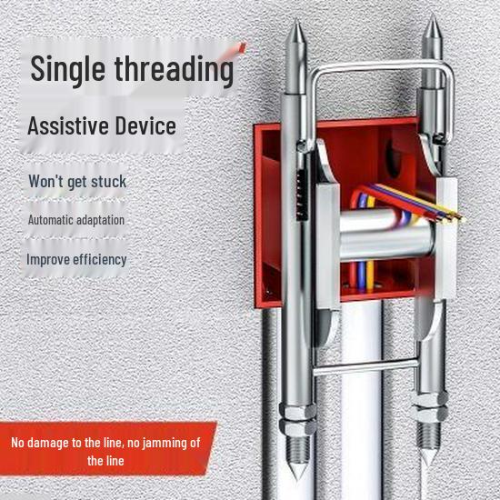 

Single-Person Wire Threading Tool for Electricians