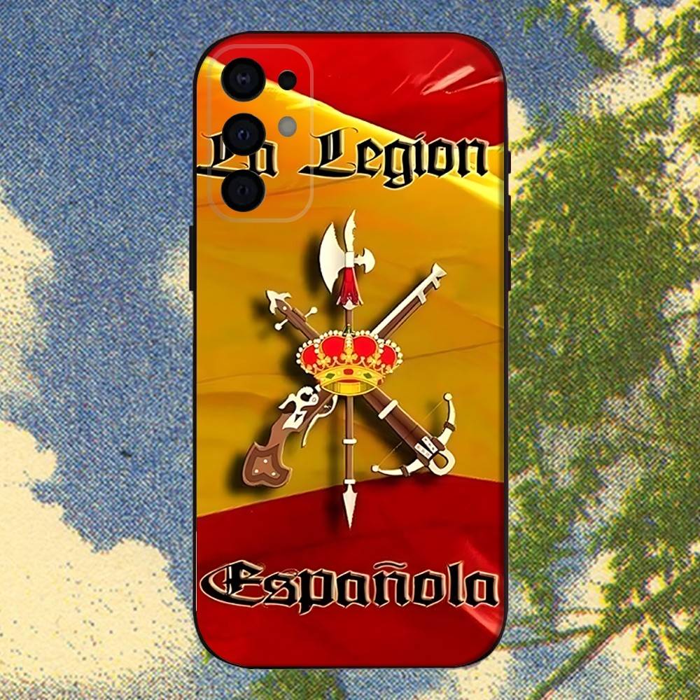 Spanish Legion Phone Case For Samsung S25,S24,S21,S22,S23,S30,Ultra,S20,Plus,Fe,Lite,Note,10,9,5G Black Cover