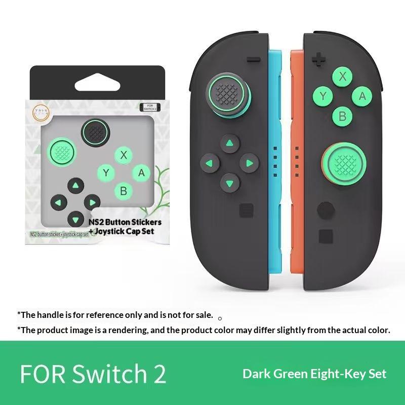 Thumb Button Caps For Switch 2 Joysticks Controller Colorful Silicone Cap For Switch 2 Handle Accessories