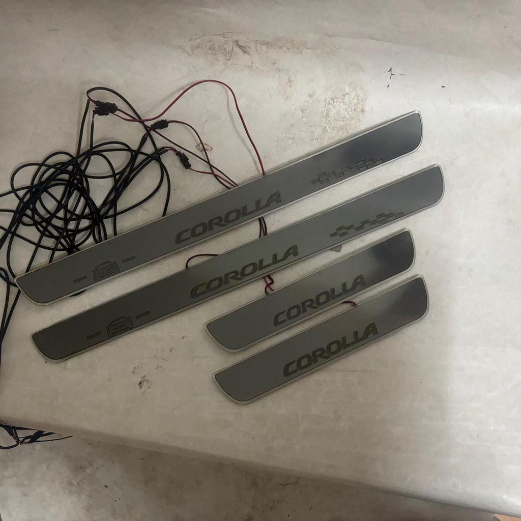 Corolla LED Dynamic Door Sill Strips - Set of 4 Welcome Pedals