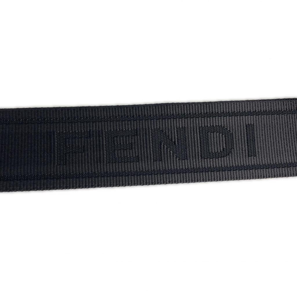 Fendi Diagonal Camera Case 7M0286 Shoulder Bag Black Mens Used