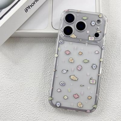 Cute Colored Fish for iPhone17Promax Mobile Phone Case Apple 16 Transparent 15 Cartoon 14 Space Case
