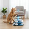 Cat Turntable Toy Interactive Amusement Plate Kitten Puzzle Plaything Boredom Relief Pet Teaser