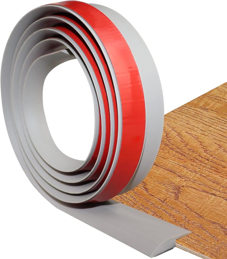 1PC 1mx3.5cm Self Adhesive Wood Grain PVC Strip Easy Install Floor Transition Sealing for Home Decoration Edge Trim Strip Home A