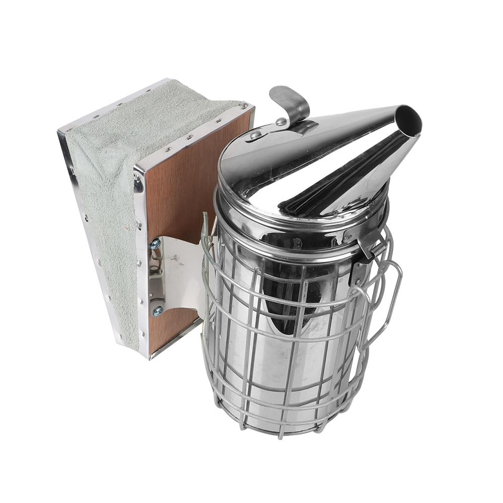 

Beekeeper Dedicated Stainless Steel Beekeeping Tools Bee Smoker Sprayer Expeling Bees Apiculture Beekeeping Equipment серебряный