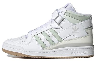 Damskie Trampki Wmns Forum Mid 'White Linen Green'