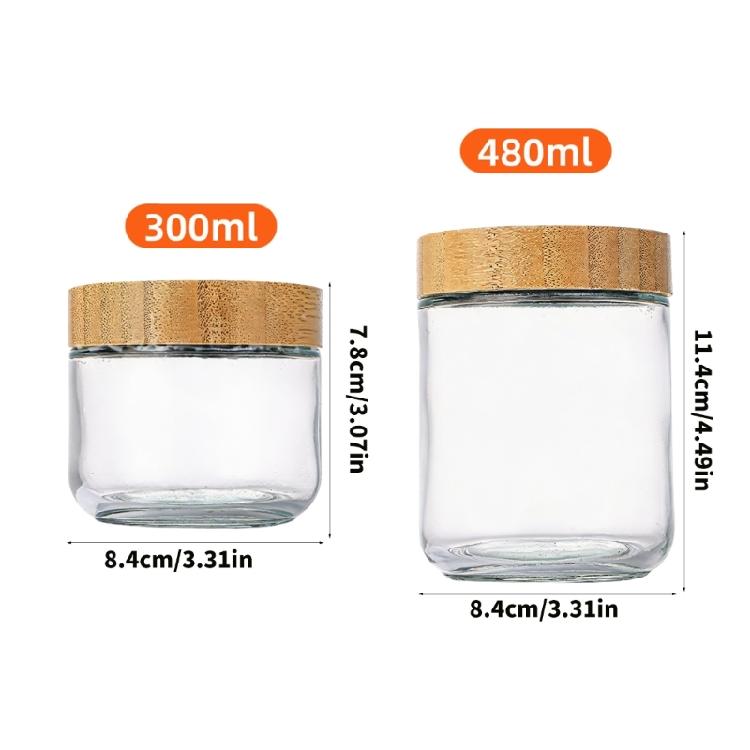 Sturdy Glass Food Storage Jars With Airtights Seal For Home Jar Pickle And Craft